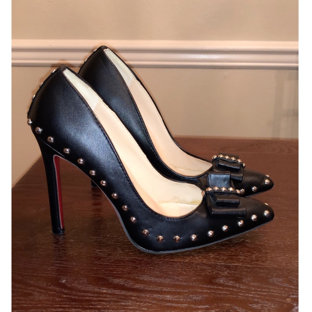 JoJo Cat Red Bottom Heels